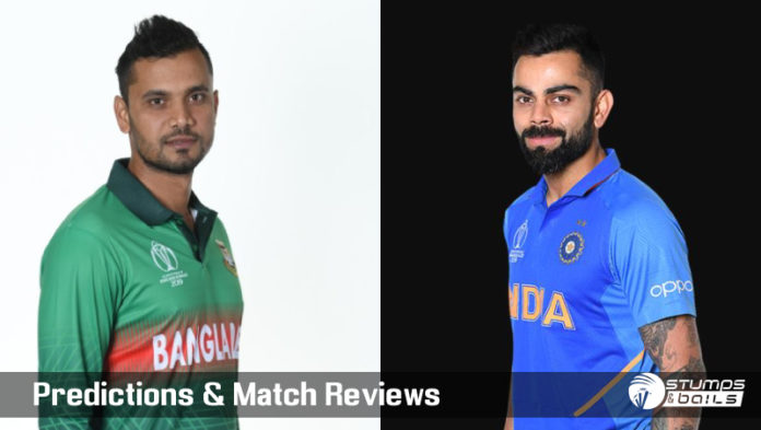 Bangladesh Vs India 40th ODI ICC Cricket World Cup 2019 – Live Cricket Score | Ban Vs Ind ICC WC 2019