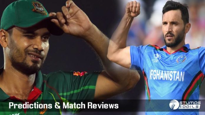 Bangladesh vs Afghanistan 31st ODI ICC Cricket World Cup 2019 – Live Cricket Score | Ban vs Afg ICC WC 2019