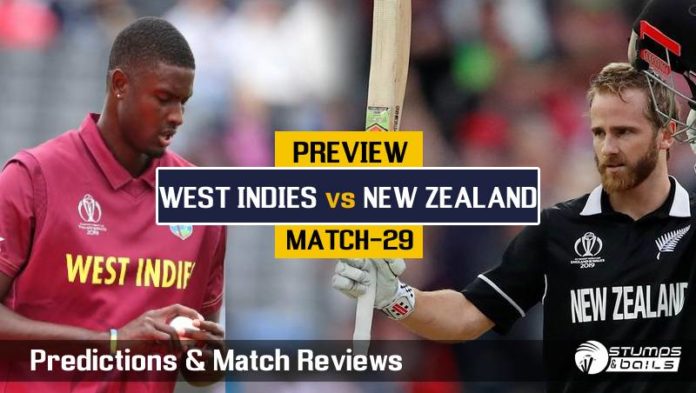 Cricket World Cup 2019 Preview – Can West Indies upset the unbeaten New Zealand?