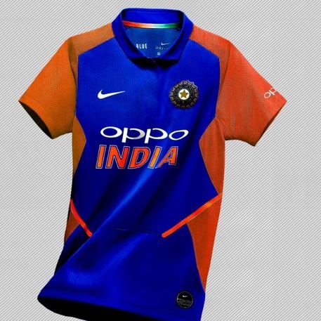 Indian Jersey To Be Changed From Blue To Orange Against England