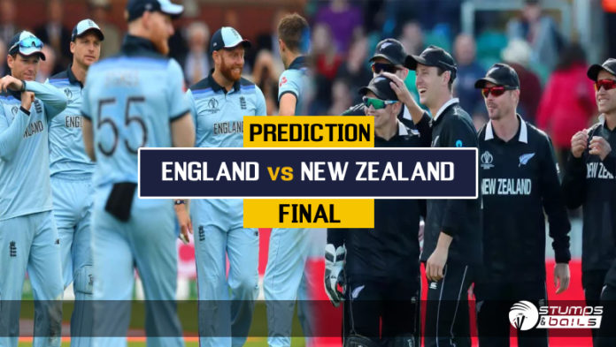 Match Prediction For New Zealand Vs England – Final ICC CWC19