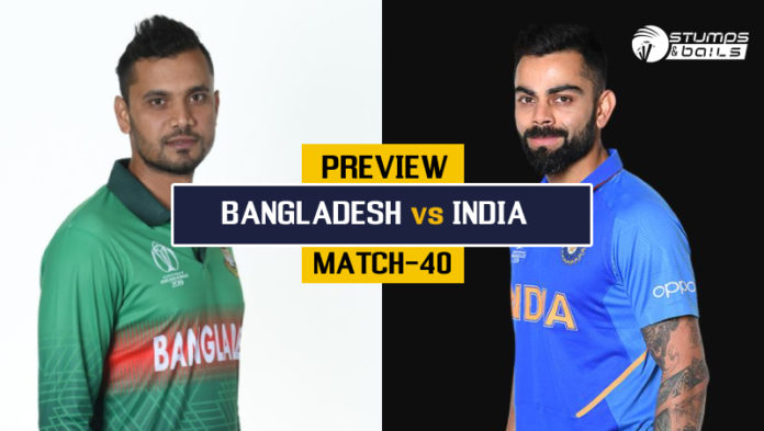 Cricket World Cup 2019 Preview – India and Bangladesh battle in a crucial game