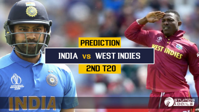 Match Prediction For West Indies Vs India – 2nd T20, India Tour Of West Indies 2019 | WI Vs IND