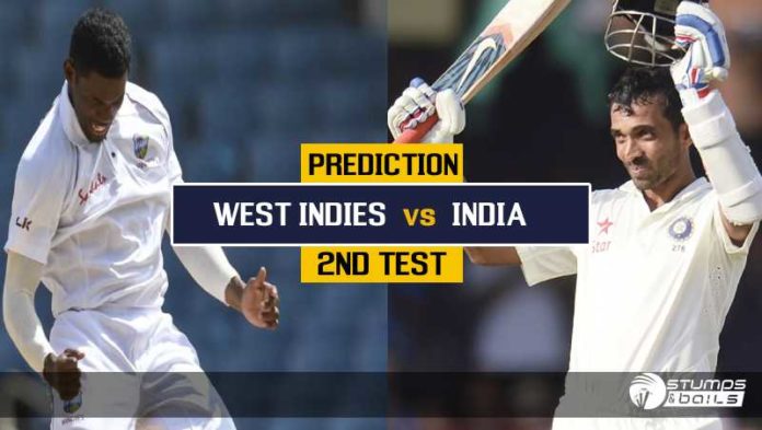 Match Prediction For India Vs West Indies – 2nd Test India Tour Of West Indies 2019 | IND Vs WI