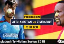 Match Prediction For Afghanistan Vs Zimbabwe 5th T20 | Bangladesh Tri-Nation Series 2019 | AFG Vs ZIM Match Prediction For Afghanistan Vs Zimbabwe 5th T20 | Bangladesh Tri-Nation Series 2019 | AFG Vs ZIM