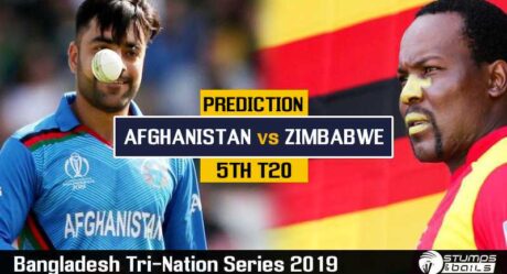 Match Prediction For Afghanistan Vs Zimbabwe 5th T20 | Bangladesh Tri-Nation Series 2019 | AFG Vs ZIM