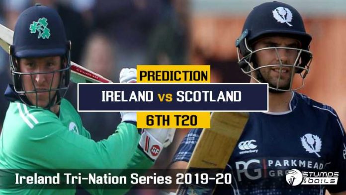 Match Prediction For Ireland vs Scotland 6th T20 | Ireland Tri-Nation Series 2019-20 | IRE vs SCO