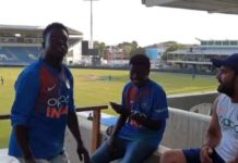 Rohit Sharma Hilarious interaction With West Indian Fans After India’s Victory In Jamaica Test Rohit Sharma Hilarious interaction With West Indian Fans After India’s Victory In Jamaica Test