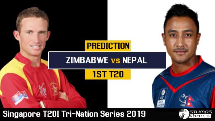 Match Prediction For Zimbabwe vs Nepal 1st T20 | Singapore T20I Tri-Nation Series 2019 | ZIM vs NEP