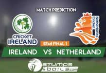 Match Prediction For Ireland vs Netherlands Semifinal 1 | ICC Men’s T20 World Cup Qualifier 2019 | ICC World Twenty20 Qualifier | IRE vs NED Match Prediction For Ireland vs Netherlands Semifinal 1 | ICC Men’s T20 World Cup Qualifier 2019 | ICC World Twenty20 Qualifier | SCO Vs OMAN