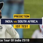 Match Prediction For India Vs South Africa – 1st Test | South Africa Tour Of India 2019 | IND VS SA