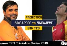 Match Prediction For Singapore vs Zimbabwe 6th T20 | Singapore T20I Tri-Nation Series 2019 | SIN vs ZIM Match Prediction For Singapore vs Zimbabwe 6th T20 | Singapore T20I Tri-Nation Series 2019 | SIN vs ZIM