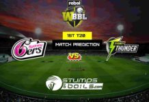 Match Prediction For Sydney Sixers Women vs Sydney Thunder Women 1st T20 | Womens Big Bash League 2019 | WBBL 2019 | SYSW vs SYTW Match Prediction For Sydney Sixers Women vs Sydney Thunder Women 1st T20 | Womens Big Bash League 2019 | WBBL 2019 | SYSW vs SYTW