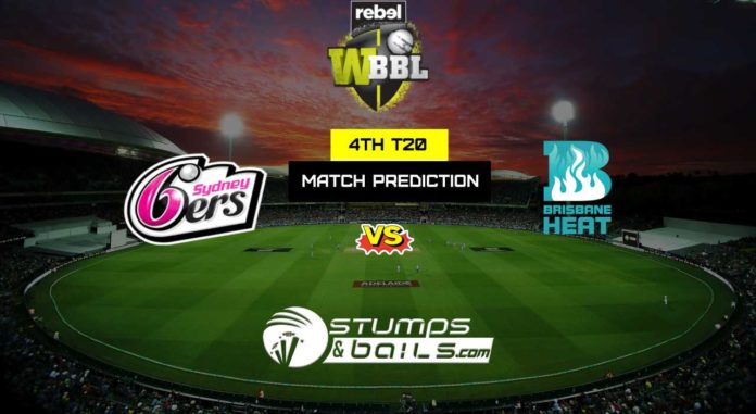 Match Prediction For Sydney Sixers Women Vs Brisbane Heat Women 4th T20 | Womens Big Bash League 2019 | WBBL 201Match Prediction For Sydney Sixers Women Vs Brisbane Heat Women 4th T20 | Womens Big Bash League 2019 | WBBL 2019 | SSW Vs BHW9 | SSW Vs BHW