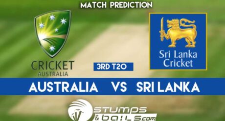 Match Prediction For Australia vs Sri Lanka, 3rd T20 | Sri Lanka Tour Of Australia 2019 | AUS Vs SL