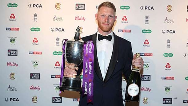 Ben Stokes Receives Professional Cricketers Association's Players' - Player Of The Year Award