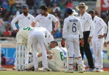 Theunis de Bruyn Is Named Dean Elgar’s Concussion Substitute Theunis de Bruyn Is Named Dean Elgar’s Concussion Substitute