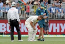 Aaron Finch suffers blow on head during Victoria’s Marsh Sheffield Shield match Aaron Finch suffers blow on head during Victoria's Marsh Sheffield Shield match
