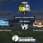 Match Prediction For Adelaide Strikers Women vs Perth Scorchers Women 25th T20 | Womens Big Bash League 2019 | WBBL 2019 | ADSW vs PRSW