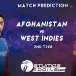 Match Prediction For Afghanistan Vs West Indies 2nd T20 | Afghanistan Vs West Indies In India 2019 | AFG Vs WI