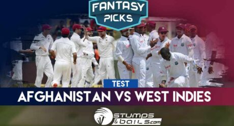 Fantasy Picks For Afghanistan Vs West Indies Only Test | Afghanistan V West Indies In India 2019 | AFG Vs WI | Playing XI, Pitch Report & Fantasy Picks | Dream11 Fantasy Cricket