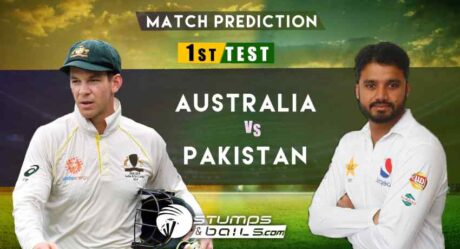 Match Prediction For Australia Vs Pakistan 1st Test | Pakistan Tour Of Australia, 2019 | AUS Vs PAK