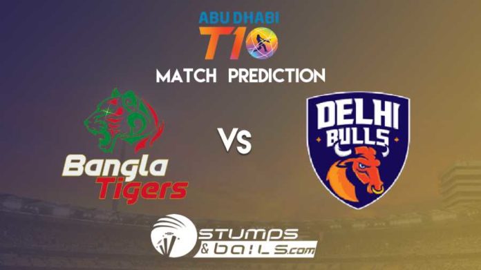 Match Prediction For Bangla Tigers vs Delhi Bulls | T10 League 2019 | BGT vs DB