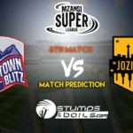 Match Prediction For Cape Town Blitz vs Jozi Stars 6th Match | Mzansi Super League 2019| MSL 2019 | CTB vs JS