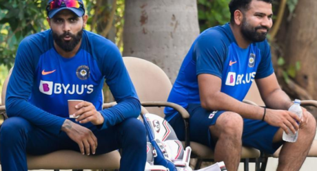 India vs Bangladesh- Rohit Sharma and Ravindra Jadeja Have A Banter Before The Test Match series in Indore