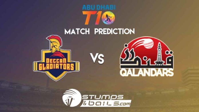 Match Prediction For Deccan Gladiators vs Qalandars | T10 League 2019 | DGL vs QLD