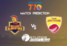 Match Prediction For Deccan Gladiators Vs Team Abu Dhabi | T10 League 2019 | DGL Vs AD Match Prediction For Deccan Gladiators Vs Team Abu Dhabi | T10 League 2019 | DGL Vs AD