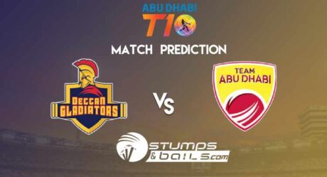 Match Prediction For Deccan Gladiators Vs Team Abu Dhabi | T10 League 2019 | DGL Vs AD