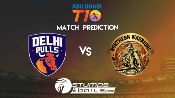 Match Prediction For Delhi Bulls vs Northern Warriors | T10 League 2019 | DB vs NW