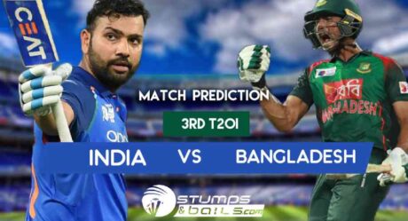 Match Prediction For India Vs Bangladesh, 3rd T20 | Bangladesh Tour Of India, 2019 | IND Vs BAN