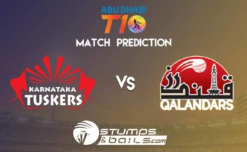 Match Prediction For Karnataka Tuskers vs Qalandars | T10 League 2019 | KAT vs QLD Match Prediction For Karnataka Tuskers vs Qalandars | T10 League 2019 | KAT vs QLD
