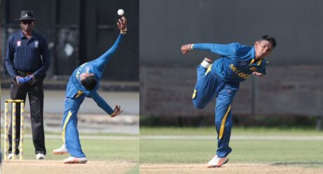 Sri Lankan Spinner Kevin Koththigoda’s Unusual Bowling Action Takes T10 League By Storm