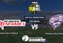 Match Prediction For Melbourne Renegades Women vs Hobart Hurricanes Women 24th T20 | Womens Big Bash League 2019 | WBBL 2019 | MLRW vs HBHW Match Prediction For Melbourne Renegades Women vs Hobart Hurricanes Women 24th T20 | Womens Big Bash League 2019 | WBBL 2019 | MLRW vs HBHW