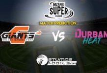 Match Prediction For Nelson Mandela Bay Giants vs Durban Heat | Mzansi Super League 2019 | NMBG vs DH Match Prediction For Nelson Mandela Bay Giants vs Durban Heat | Mzansi Super League 2019 | NMBG vs DH