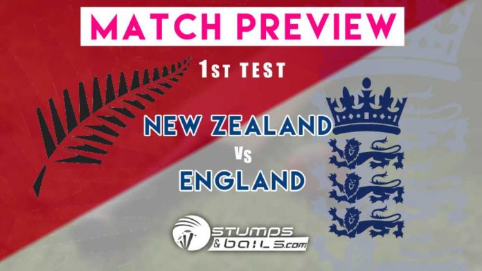 NZ vs Eng 1st Test Preview- Super Over Rivals To Make First Test Face Off