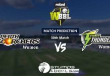Match Prediction For Perth Scorchers Women vs Sydney Thunder Women 30th T20 | Womens Big Bash League 2019 | WBBL 2019 | PRSW vs SYTW Match Prediction For Perth Scorchers Women vs Sydney Thunder Women 30th T20 | Womens Big Bash League 2019 | WBBL 2019 | PRSW vs SYTW