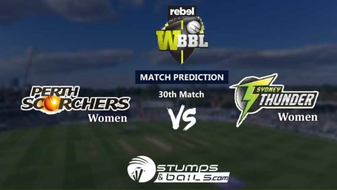 Match Prediction For Perth Scorchers Women vs Sydney Thunder Women 30th T20 | Womens Big Bash League 2019 | WBBL 2019 | PRSW vs SYTW