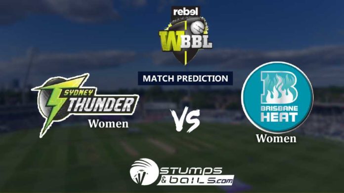 Match Prediction For Sydney Thunder Women Vs Brisbane Heat Women 34th T20 | Womens Big Bash League 2019 | WBBL 2019 | SYTW vs BRHW
