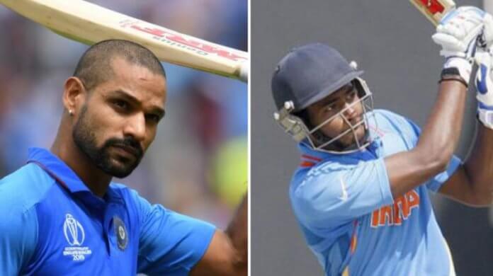 Shikhar Dhawan might get replaced with Sanju Samson for the upcoming series against West-Indies