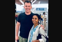 After Bumping Into Movie Co-Star In India, Brett Lee Is All Smiles After “ Bumping Into Movie Co-Star In India Brett Lee All Smiles