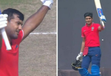 Gill & Mayank’s Tons And Saxena’s Bowling Sink India A Gill & Mayank's Tons And Saxena's Bowling Sink India A