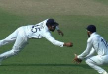 IND VS BAN 2ND TEST: Rohit Sharma’s Single Handed Catch Dismisses Mominil Haque IND VS BAN 2ND TEST: Rohit Sharma's Single Handed Catch Dismisses Mominil Haque