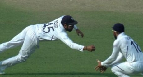 IND VS BAN 2ND TEST: Rohit Sharma’s Single Handed Catch Dismisses Mominil Haque