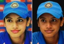 Smriti Mandhana’s Photoshopped Picture Goes Viral Smriti Mandhana’s Photoshopped Picture Goes Viral