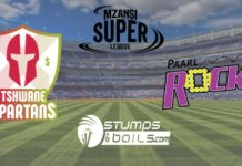 Match Prediction For Tshwane Spartans vs Paarl Rocks | Mzansi Super League 2019 | TS vs PR Paarl Rocks VS Tshwane Spartans Match Prediction | Mzansi Super League