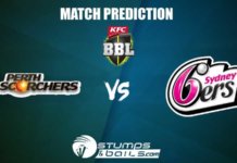 Perth Scorchers Vs Sydney Sixers Match Prediction| BBL 2019-20 Perth Scorchers Vs Sydney Sixers Match Prediction BBL2019-20